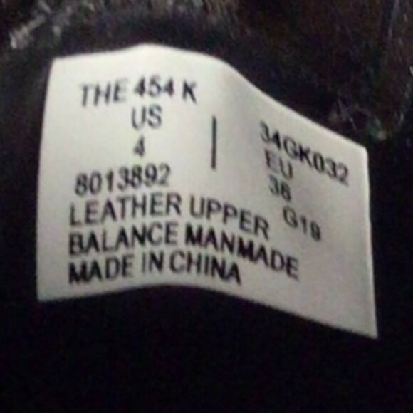 Goats The 454K Low Top Sneaker US 4 EU 36 Elastic Laces Leather 34GK032 - Picture 7 of 7